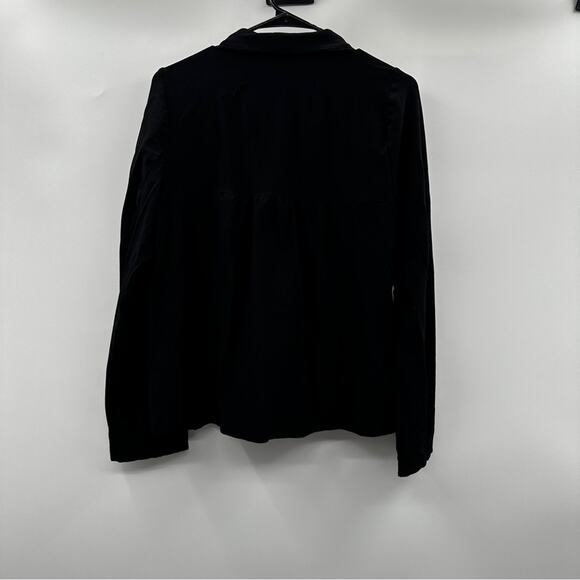 Eileen Fisher Black Long Sleeve Open Blazer Jacket Size‎ L - Picture 5 of 12